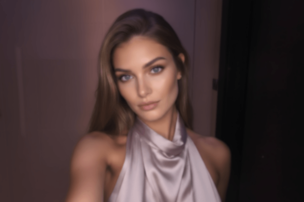 Original blurry portrait before AI face enhancement
